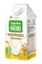 Молоко Овсяное Здоровое меню (500 мл)