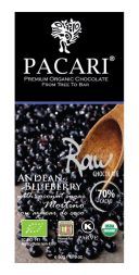 Органический живой шоколад Pacari Raw с андской черникой 70% (50 г)