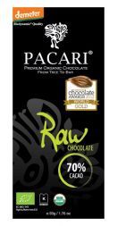 Органический живой шоколад Pacari Raw 70% (50 г)