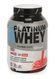 Протеин VpLab Platinum Whey 2 lb Клубника-банан (908 г)