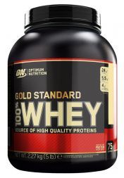 Протеин Optimum Nutrition 100 % Whey protein Gold standard 5 lb Двойной шоколад (2270 г)