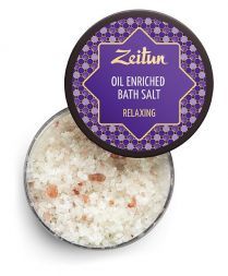 Морская соль Антистрессовая, с маслами эвкалипта, лаванды и можевельника (250 мл), Зейтун