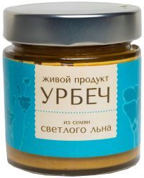 Урбеч из семян светлого льна Живой продукт (200 г)
