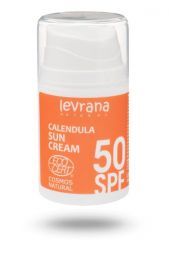 Солнцезащитный крем для лица и тела 50 SPF &quot;Календула&quot; (50 мл), Levrana
