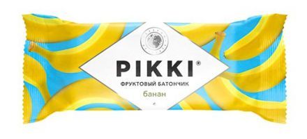 Батончик фруктовый, Банан-яблоко (25 г) PIKKI