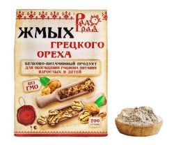Жмых грецкого ореха (200 г), Радоград