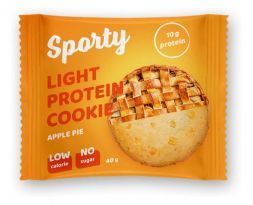 Протеиновое печенье Sporty Protein Light Яблочный пирог (40 г)