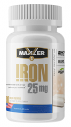 Maxler Iron Bisglycinate Chelate 25 мг (90 кап)
