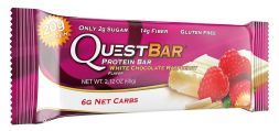 Батончик QuestBar белый шоколад-малина Quest Nutrition (60 г)