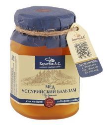 Мёд натуральный Уссурийский Берестов А.С. (200 г)
