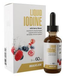 Maxler Iodine капли Дикие ягоды (60 мл)