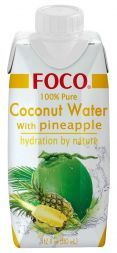 Кокосовая вода с соком ананаса FOCO (330 мл)